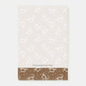 Kochmuster mit Koch Post-it Klebezettel (Vorderseite)