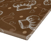 Kochmuster mit Koch Schneidebrett (Ecke)