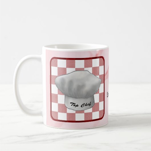 Kochmütze Checker Kaffeetasse (Links)