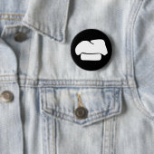 Kochmütze Silhouette Button (Beispiel)