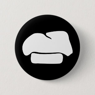 Kochmütze Silhouette Button