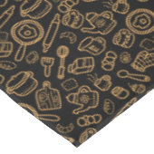 Kochnische Schwarz Tischdecke (Schrägansicht)