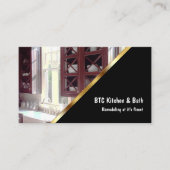 Kochnische und Badewanne Umziehen der Visitenkarte (Vorderseite)