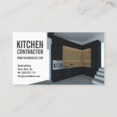 Kochnische Unternehmer Schreinerei Zimmermann Mode Visitenkarte (Vorderseite)