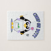 Kochpenguin-Frau im Dienst Puzzle (Horizontal)