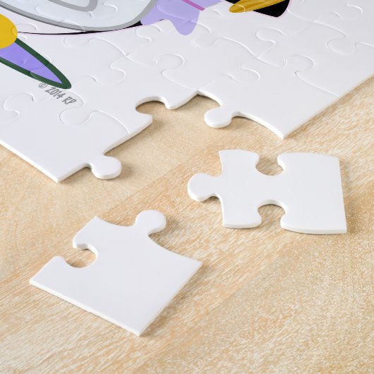 Kochpenguin-Frau im Dienst Puzzle (Seite)