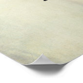 Kochplakat tanzt Vintager Stil Poster (Ecke)