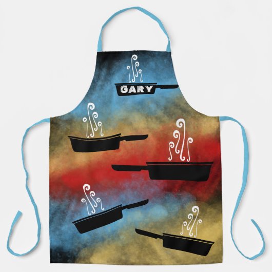 Kochplatte personalisierte Küche Schürze (Vorderseite)