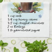 Kochrezepte Geschirrtuch (Gefaltet)