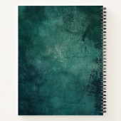 Kochrezepte I Vintag Green Notizblock (Rückseite)