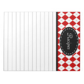 Kochrezepte Notizblock (Vorderseite)