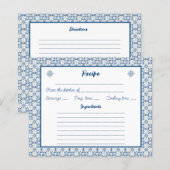 Kochrezeptkarte mit Rahmen für heilige Motive (Vorne/Hinten)