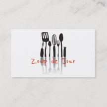 Kochs-Catering-Geschäftskarten der kochenden