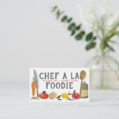 Kochs-Catering-Geschäftskarten der Visitenkarte (Stehend Vorderseite)