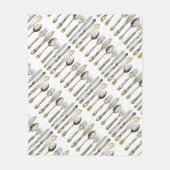 Kochs-Catering-Tischbesteckgeschäft Fleecedecke (Vorderseite)