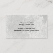 Kochs-elegantes Handzeichnen Visitenkarte (Rückseite)