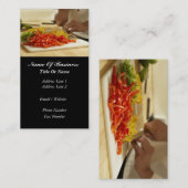 Kochs-Geschäfts-Karte Visitenkarte (Vorne/Hinten)