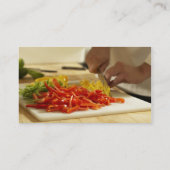 Kochs-Geschäfts-Karte Visitenkarte (Rückseite)