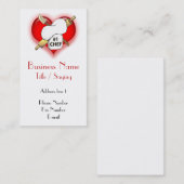 Kochs-Geschäfts-Karte Visitenkarte (Vorne/Hinten)