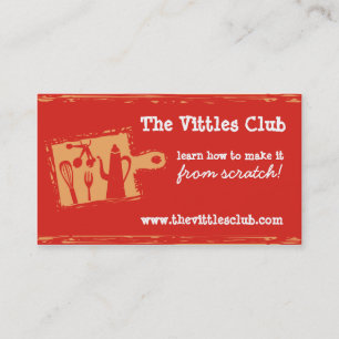 Kochs-Geschäftskarten der kochenden Geräte des Visitenkarte