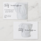 Kochs-Hut-Geschäfts-Karten Visitenkarte (Vorne/Hinten)