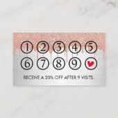 Kochs-Hut-Kuchen-Bäckerei-moderner Treuekarte (Rückseite)