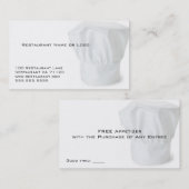 Kochs-Hut-Restaurant-Kupon-Karten Rabattkarte (Vorne/Hinten)