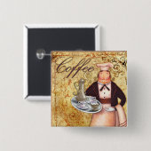 Kochs-Kaffee Button (Vorne & Hinten)