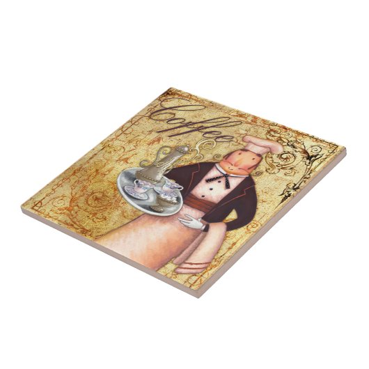 Kochs-Kaffee Fliese (Seite)