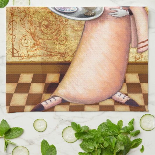 Kochs-Kaffee Geschirrtuch (Gefaltet)