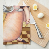 Kochs-Kaffee Geschirrtuch (Viertel Falte)