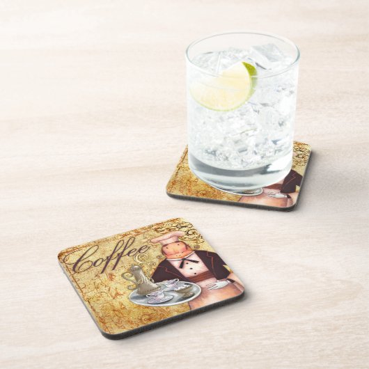 Kochs-Kaffee Getränkeuntersetzer (Rechte Seite)