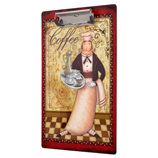 Kochs-Kaffee Klemmbrett (Links)