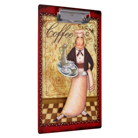 Kochs-Kaffee Klemmbrett (Rechts)