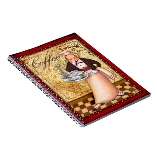 Kochs-Kaffee Notizblock (Rechte Seite)