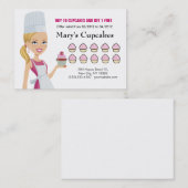 Kochs-kleiner Kuchen vergütet Chubby Karte (Vorne/Hinten)