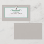 Kochs-Koch-Bäcker-Geschäfts-Karte Visitenkarte (Vorne/Hinten)