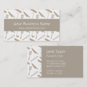 Kochs-kochende Geräte, Catering-Geschäfts-Karten Visitenkarte (Vorne/Hinten)