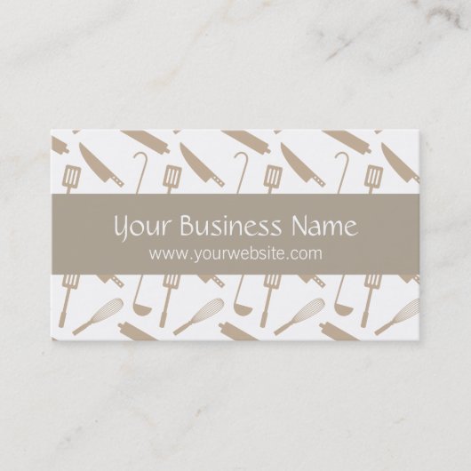 Kochs-kochende Geräte, Catering-Geschäfts-Karten Visitenkarte (Vorderseite)