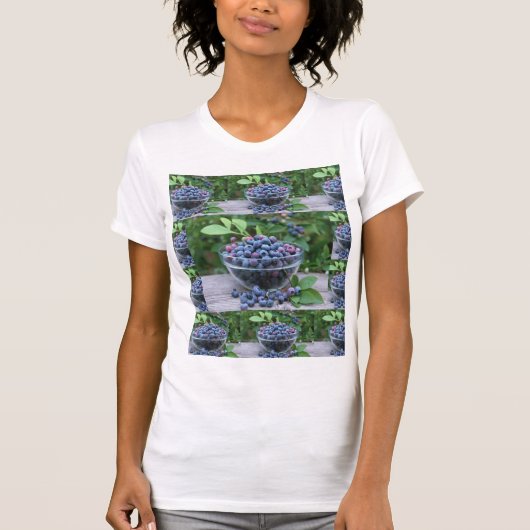 Kochs-Küchecuisine-Blaubeerveggie-Rezept T-Shirt (Vorderseite)