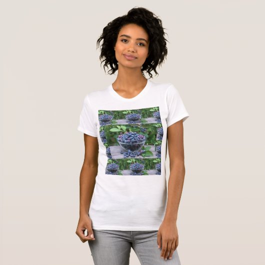 Kochs-Küchecuisine-Blaubeerveggie-Rezept T-Shirt (Vorne ganz)