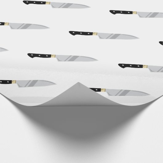 Kochs-Messer Geschenkpapier (Ecke)