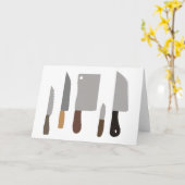 Kochs-Messer Karte (Gelbe Blume)