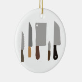 Kochs-Messer Keramik Ornament (Rechts)