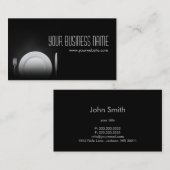 Kochs-nobler speisender Werkzeug-Catering Visitenkarte (Vorne/Hinten)