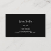 Kochs-nobler speisender Werkzeug-Catering Visitenkarte (Rückseite)