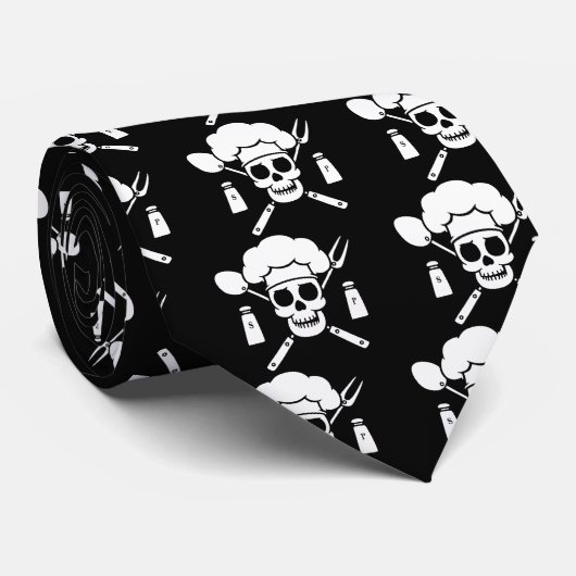 Kochs-Pirat Krawatte (Gerollt)