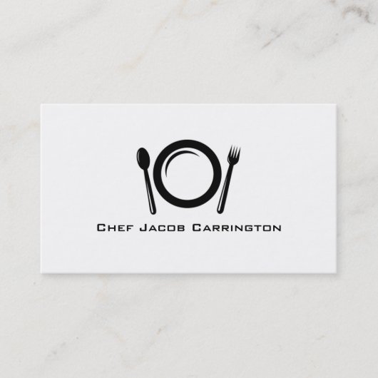 Kochs-Schablone 241 Visitenkarte (Vorderseite)