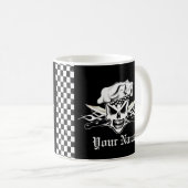 Kochs-Schädel 2 Kaffeetasse (VorderseiteRechts)