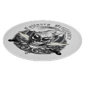 Kochs-Schädel 4: Kulinarische Helligkeit Schneidebrett (Ecke)